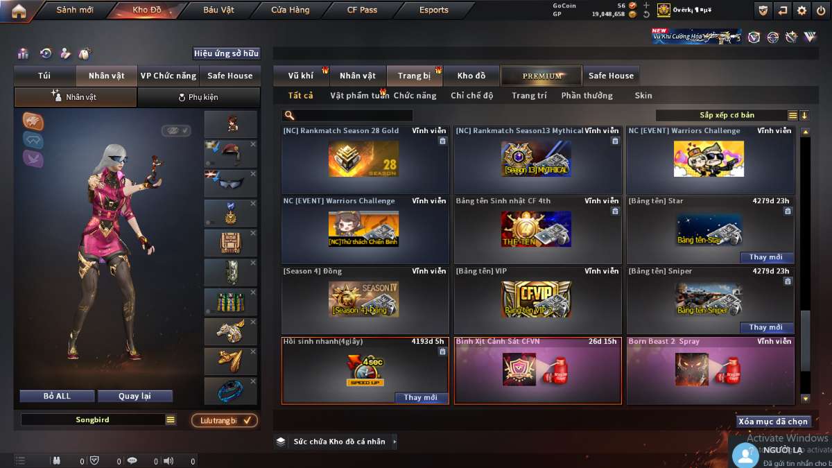 shop acc cf uy tin gia re